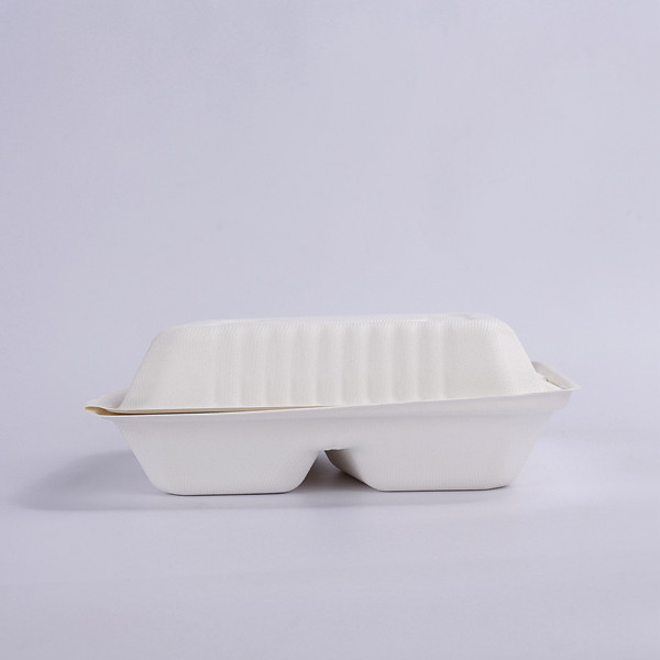Bagasse Clamshell Food Containers, Disposable Take Out Boxes (8 x 8 x 3 In,  50 Pack), PACK - Kroger